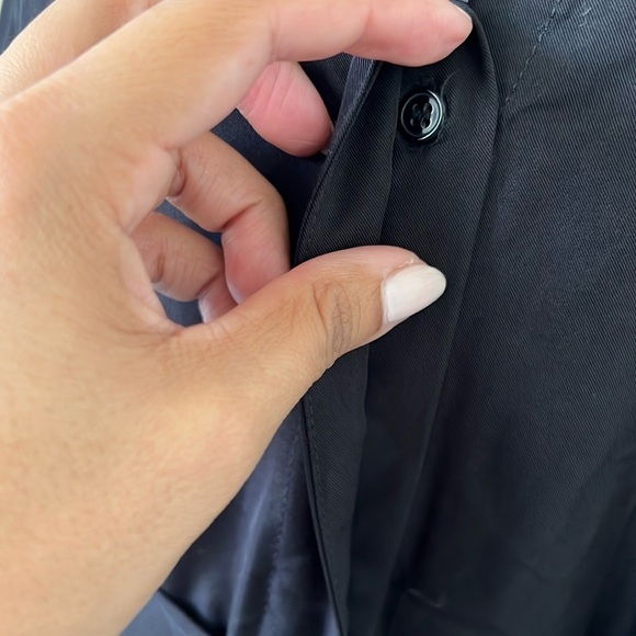 NWT LBLC The Label Amara Tie Front Collared Dress - Picture 10 of 12